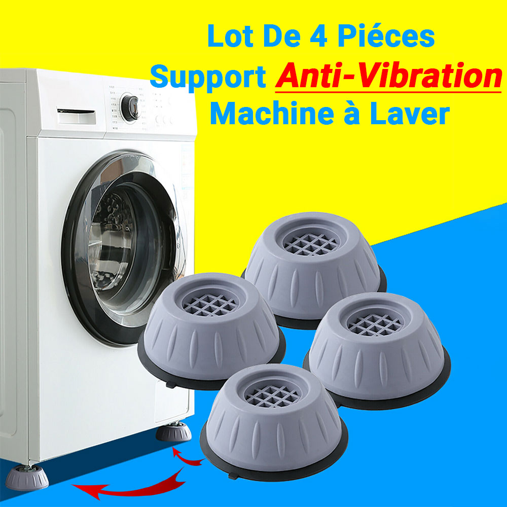 Lot De 4 Pièces Support Anti Vibration Machine à Laver 