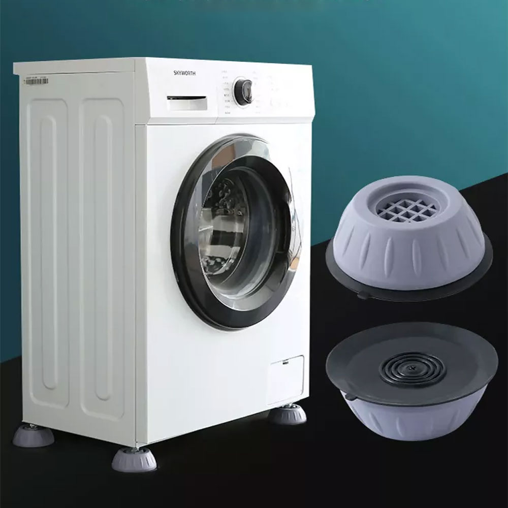 4PCS Support anti-vibrations pour machine à laver,Réduction des chocs et du  bruit,Stabilisateur de pied pour machine à laver et sèch - Cdiscount Maison